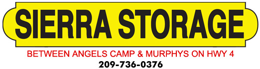 Self Storage in Angels Camp, Murphys, San Andreas and Surrounding Mother Lode Areas